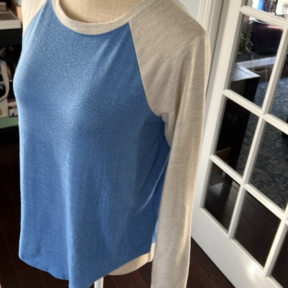 SO baseball tee, blue and grey, XS - Picture 5 of 11